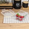 SZKLANY POJEMNIK 1000ml LUNCH BOX Z PRZEGRODĄ SZCZELNY 5623